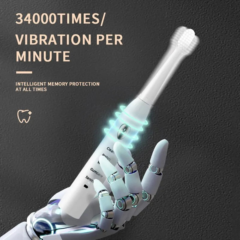 Sleek 5-Mode Adult Electric Toothbrush